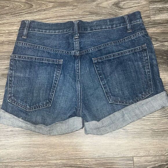 Gap Cuffed Blue Jean Shorts 24R - Picture 2 of 4